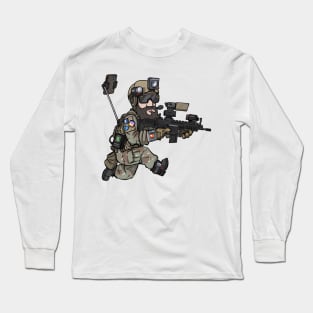 The social airsofter Long Sleeve T-Shirt